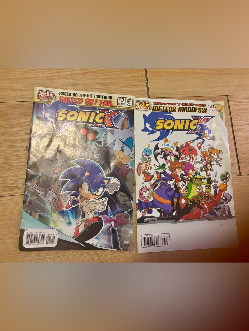 Sonic X Comic Book Collection - Blue Cover